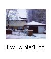 Haus mit FeWo im Winter